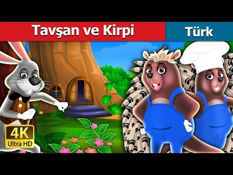 Tavşan ve Kirpi | The Hare And The Porcupine Story in Turkish | Turkish Fairy Tales