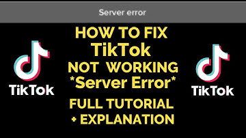 How To Fix TikTok Not Working *Server Error* account Frozen (Profile not working)