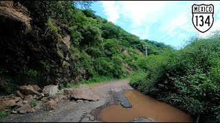 Lo que queda de la Carretera 134 FILO MAYOR  - ALTAMIRANO