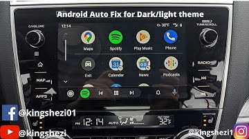 DIY: Fixing Android Auto dark theme for the car