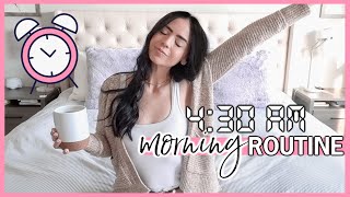 ☀️ MY 4:30AM MORNING ROUTINE | Mom of Two 💙💗