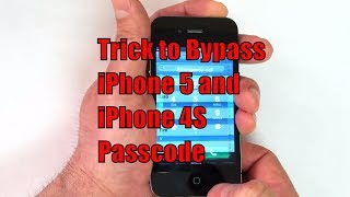 How to Bypass iPhone 5 and iPhone 4S Passcode Wealth
