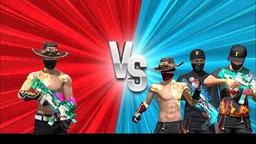 1 Legend vs 3 Pro Player ❤️