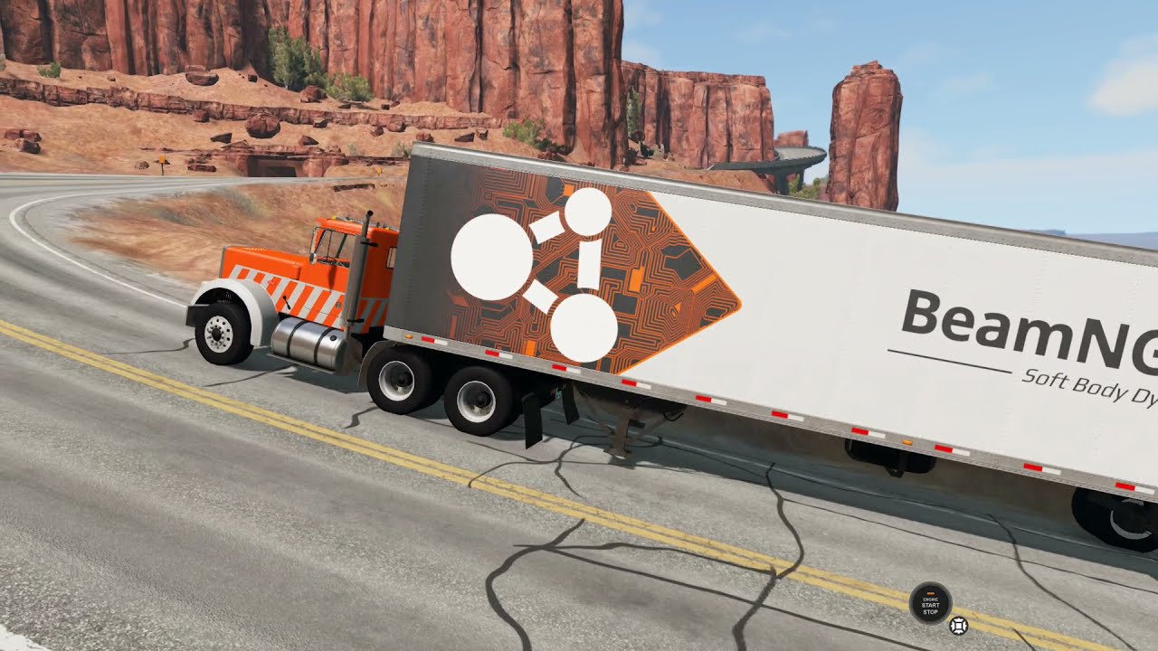 BeamNG Drive - T75 Short Truck Transporting Tasty Cola in Utah Part 1
