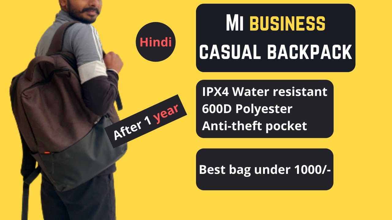 Practical Review of Mi Business Casual Backpack|Mi Bags|Mi casual bag ...