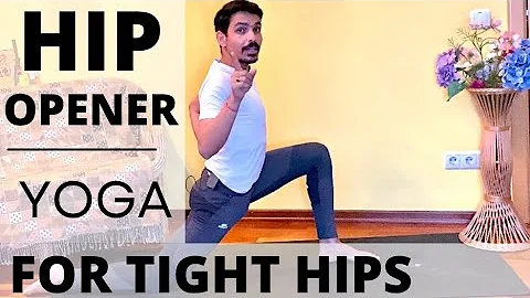 Hip Opening Movements For Tight Hips | Yoga For Tight Hips | Flexible Hips In 10 Minutes