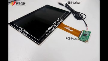 open frame capacitive multi 10 inch touch screen monitor for raspberry pi