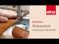 Rollsaumfuß - Halstuch nähen | KreativZeit | Elna Deutschland GmbH