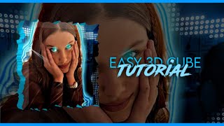 Easy 3D cube tutorial || super easy | @qluca