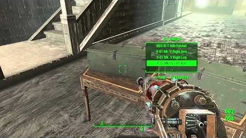 Fallout 4 Secret room, ALL weapons, items, armor, misc