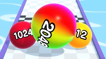 BALL RUN 2048 🎱💕- All Levels Gameplay Android, iOS v.84