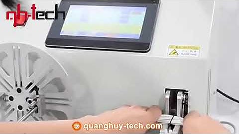 Giới thiệu Máy buộc dây tự động loại phổ quát | Quang Huy Tech