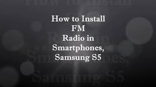 How to Install FM Radio in Smartphones screenshot 1