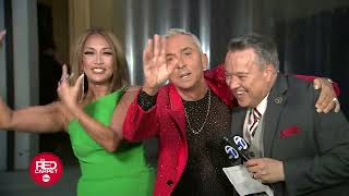 Carrie Ann Inaba and Bruno Tonioli celebrate the 500th episode of "Dancing with the Stars"