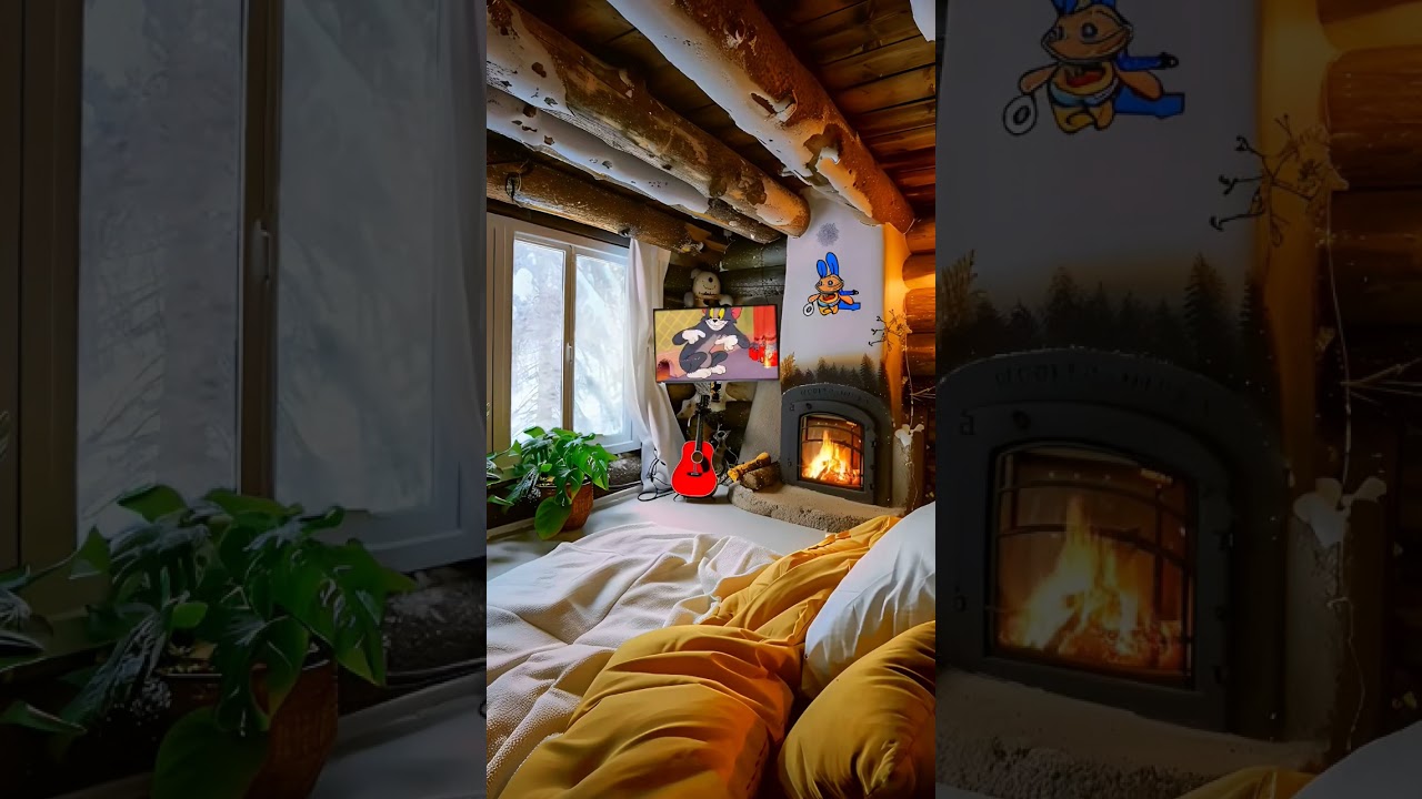 Snowfall & Serenity Cozy Cabin Vibes 