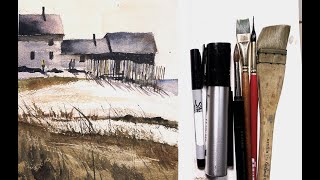 The Watercolor Painting Techniques of ANDREW WYETH - with Chris Petri
