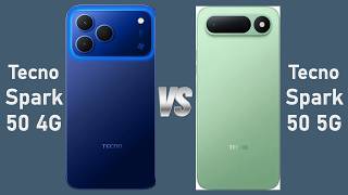Tecno Spark 50 5g Vs Tecno Spark 50 4g