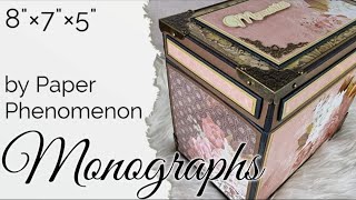 monographs - memory box using URSUS Paper #paperphenomenon #memorybox #scrapbooking #memorykeeping