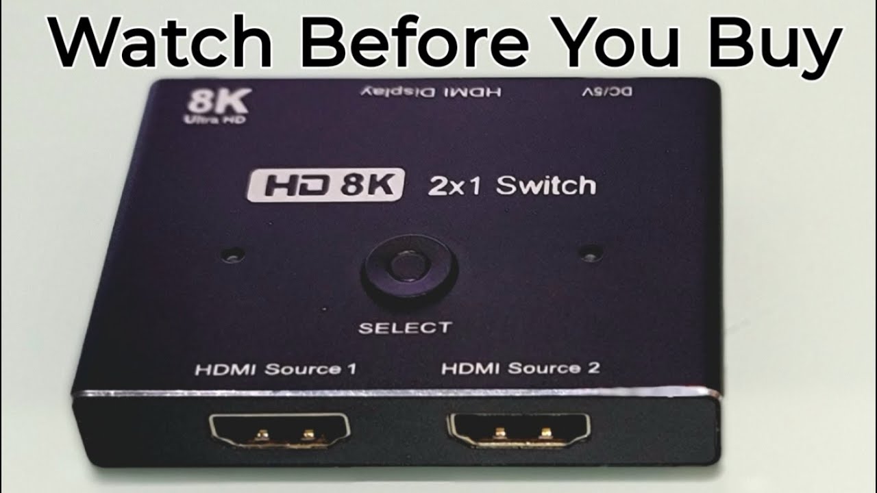 Cabledeconn 4k/8k  Hdmi Switcher Review