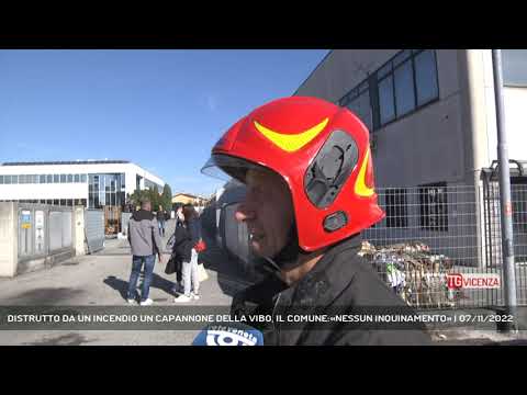 DISTRUTTO DA UN INCENDIO UN CAPANNONE DELLA VIBO, IL COMUNE:«NESSUN INQUINAMENTO» | 07/11/2022