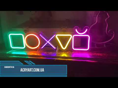 Неоновий світильник Pohuy 600х180 acr-n000114, відео 1