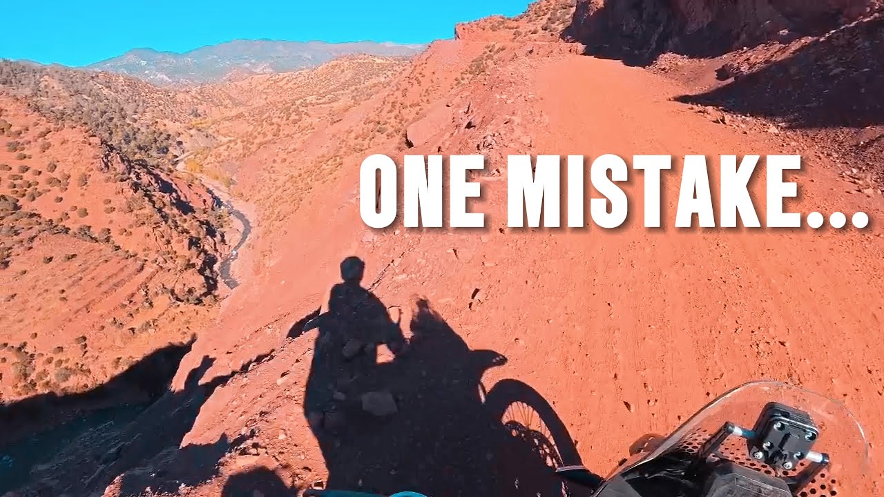 Part 6. Crossing the High Atlas alone on a motorcycle. Ouarzazate to Casablanca, Morocco