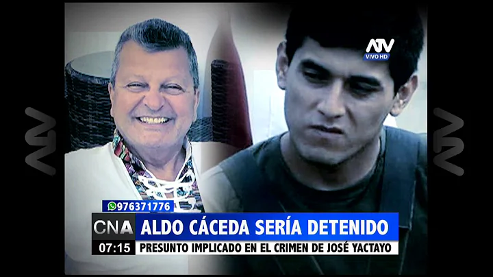 Aldo Cceda sera detenido