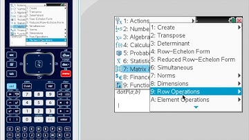 TI-Nspire CX: Vector Products