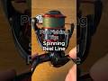 How much line to put on a spinning reel #fishing #fishingtips #bassfishing #fishingreel