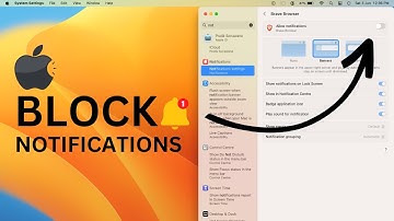 How to Turn off Notifications on MacBook? | Mac Notification Settings