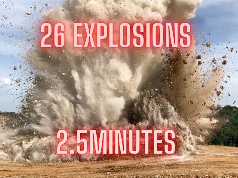 World's Biggest Wireless Mine Blast