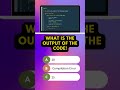 Java Quiz: 99.9% won't get this right! #quiz by @worldoftechies #shorts