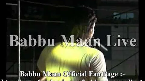 Babbu Maan Live In  Doaba College, Kharar.flv