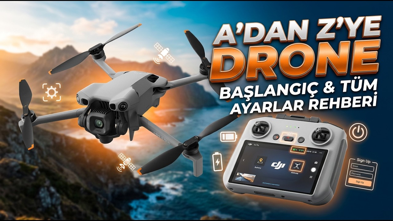 Drone Kullanmayı Sıfırdan Öğren (Kurulum + Ayarlar + Uçuş Rehberi)