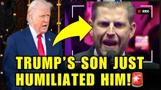 🚨Trump CRINGES As His SON Just THREW A FIT On LIVE TV
