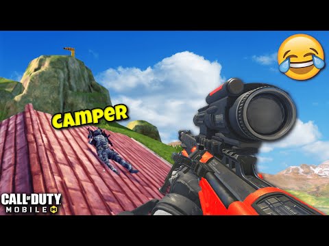 CAMPER vs NA-45 SNIPER! 😂 | CALL OF DUTY MOBILE | SOLO VS SQUADS