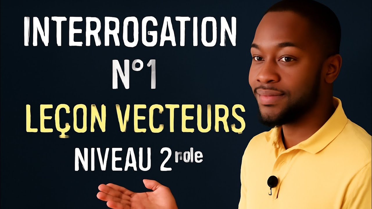 LEÇON 1 : VECTEUR ( COMBINAISON LINÉAIRE) 
