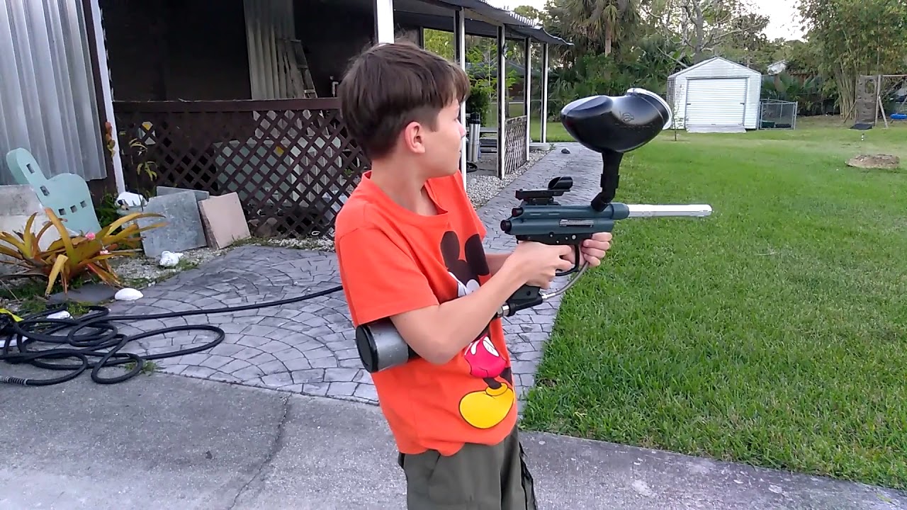 why the Brass eagle eradicator paintball review marker gun jams YouTube