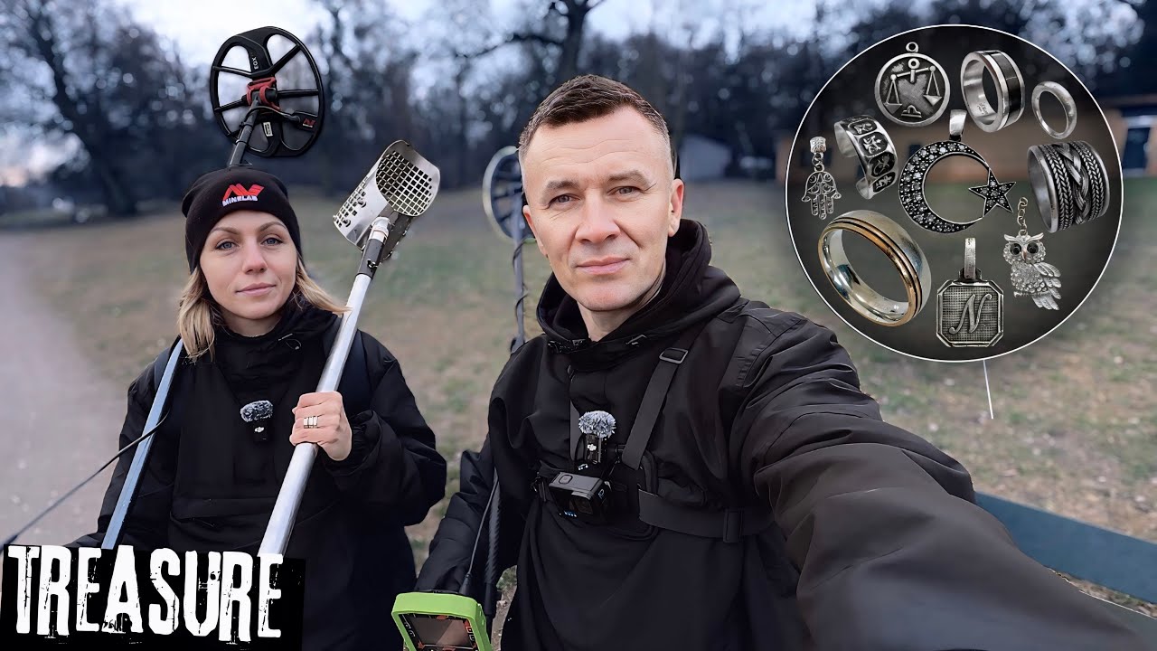 Поиск с металлоискателем на берегу реки— неожиданные находки