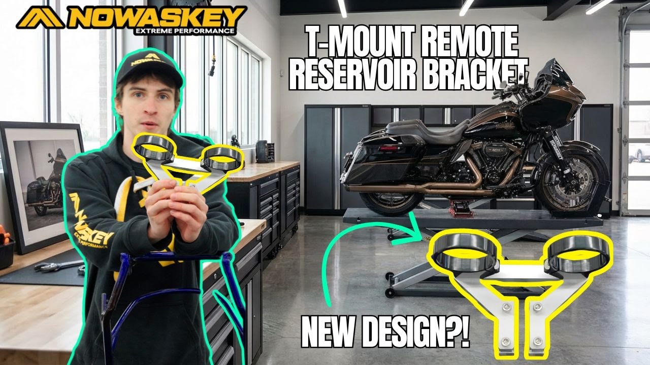 Скоро появится что-то новое: кронштейн для выносного резервуара T-Mount для мотоциклов Harley-Dav...