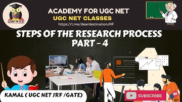 Steps of The Research Process Part – 4 #researchaptitude #researchmethodology
