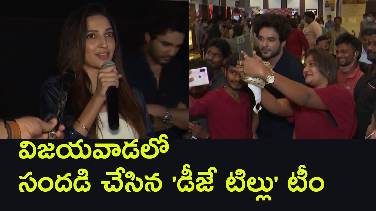 DJ Tillu Team at Capital Cinemas Theatre at Vijayawada || Press Meet || Chitrapuri Tv