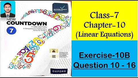 New countdown third edition class 7 |new countdown third edition book 7 exercise 10B Question 10 -16