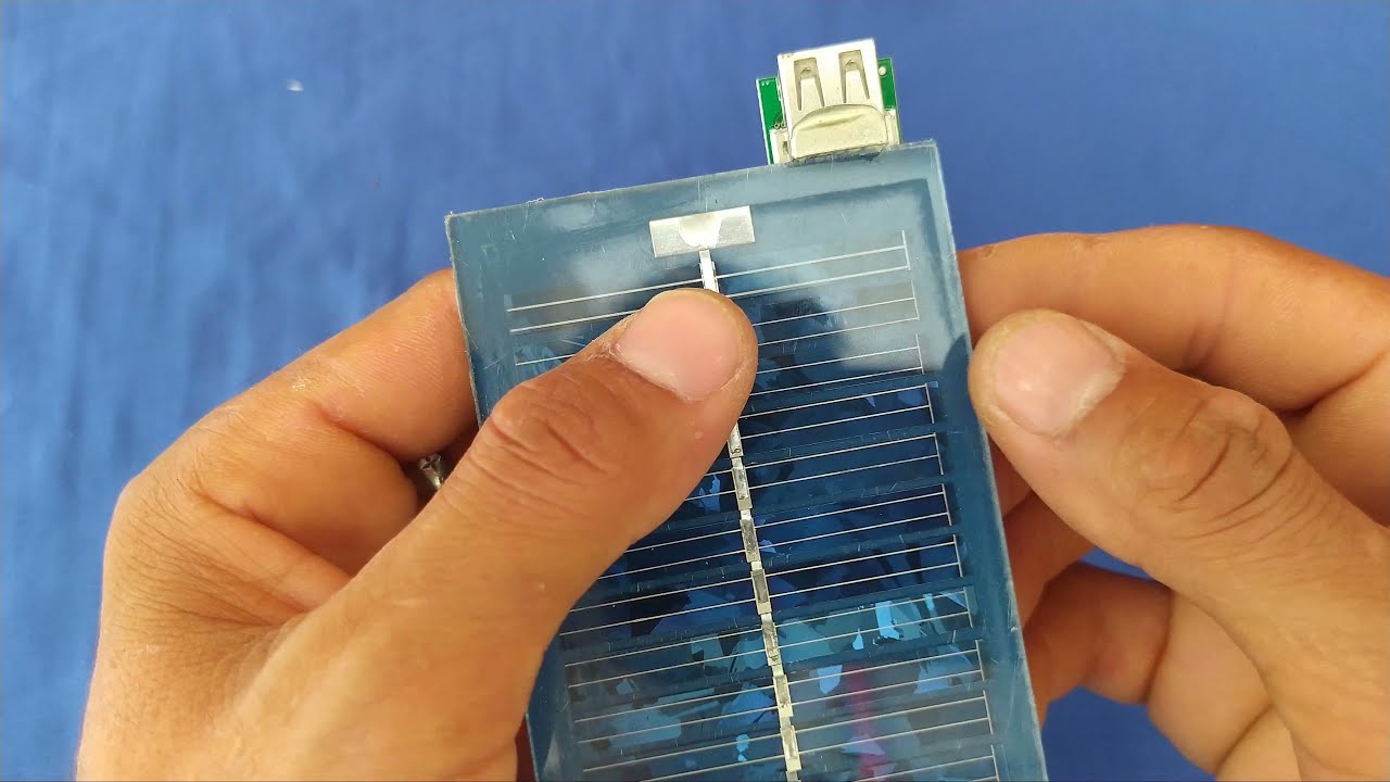 How to make a lifetime phone charger using solar energy YouTube