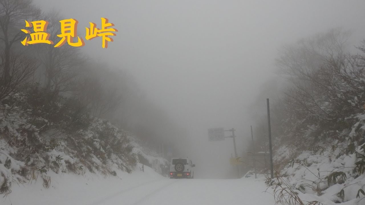 【温見峠(国道157号)】岐阜県本巣市～福井県大野市(2023.11.19)