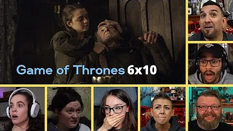 Reactors Reaction to ARYA STARK and WALDER FREY | Game of Thrones 6x10 "The Winds of Winter"