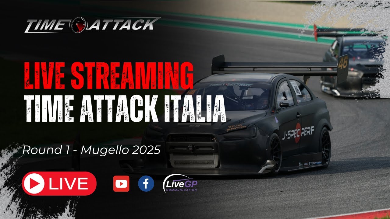 TIME ATTACK ITALIA 2025 | LIVE STREAMING ROUND 1 - MUGELLO