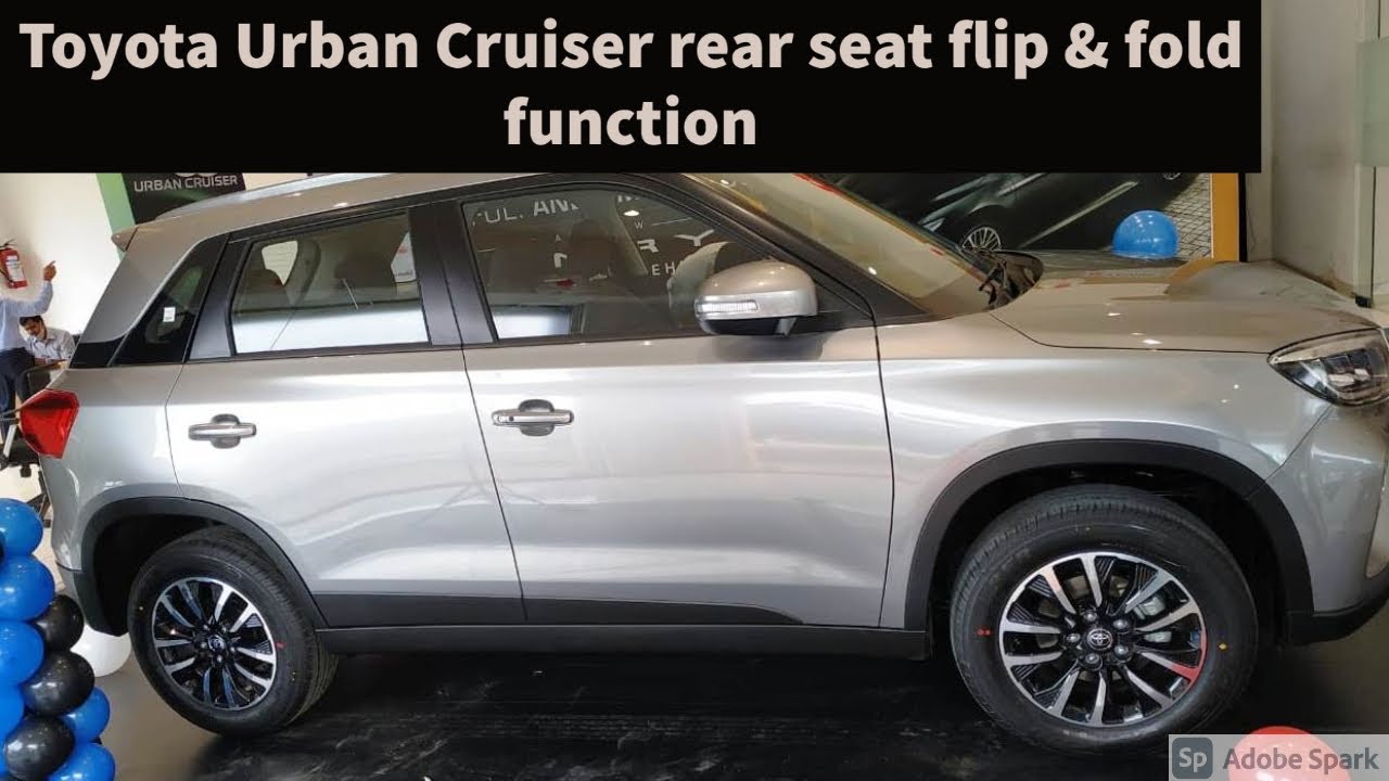 Toyota Urban cruiser rear Seat Flip & fold function working