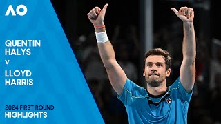 Quentin Halys v Lloyd Harris Highlights | Australian Open 2024 First Round