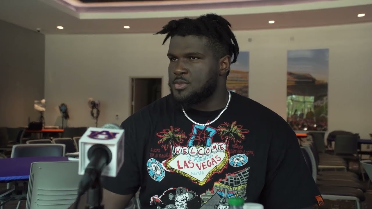 Auburn DL Jayson Jones Talks Personal Improvement, DL Versatility, & More | Auburn Live
